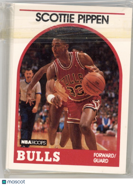 1989 NBA Hoops Scottie Pippen #244   - 25 Raw Cards GOOD CONDITION