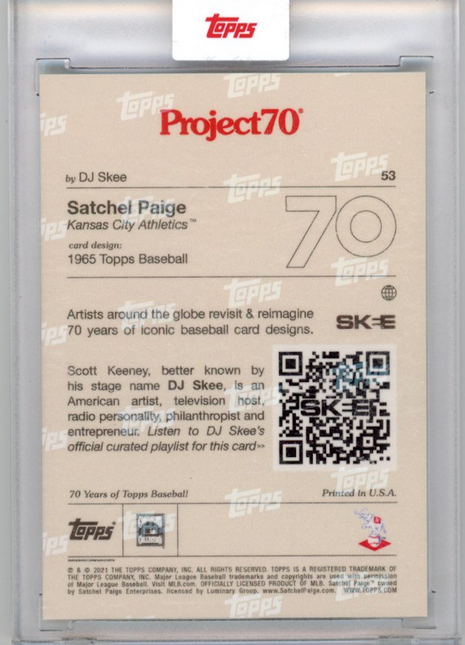 Topps Project70 DJ Skee BR3 Babe Ruth x Jay Z  /399 Red Foil