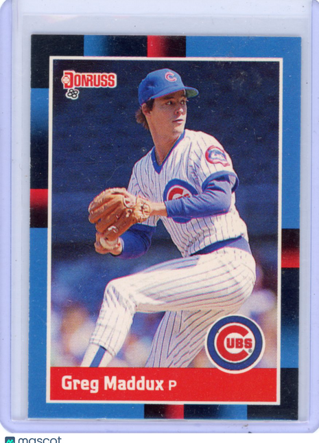 1988 Leaf Donruss Greg Maddux #539 - Hall of Famer