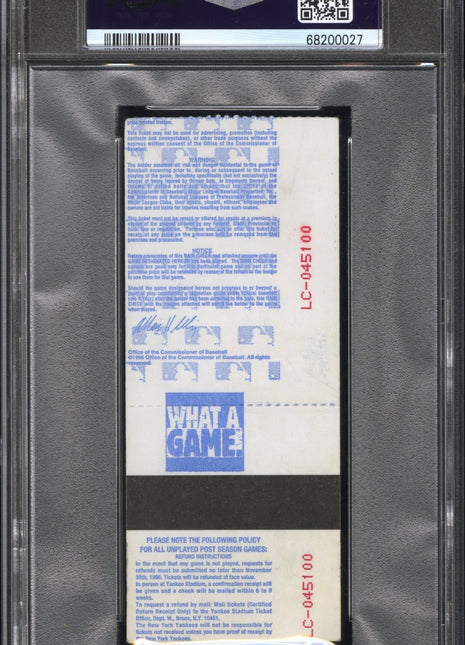 1996 Jeffrey Maier Catches Jeter “Home Run” PSA 5 - Iconic Yankees Moment