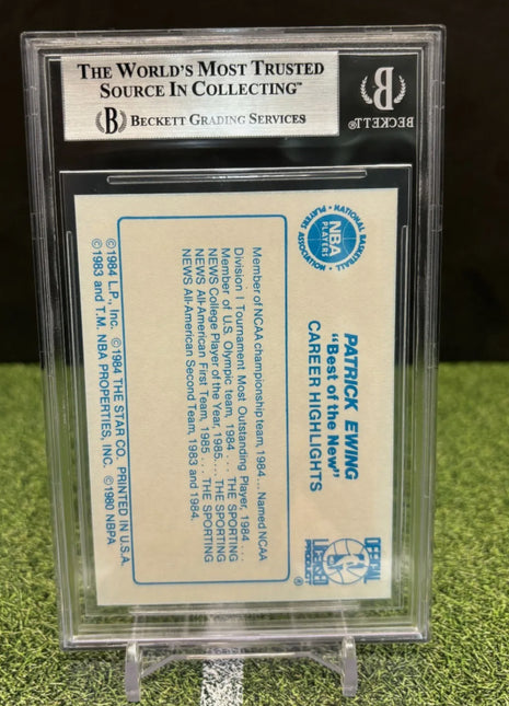 1986 Star Best of the New/Old Patrick Ewing #1 BGS 8.5 - Rookie Card