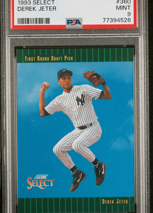 1993 Select Derek Jeter #360 PSA 9 - Rookie Card